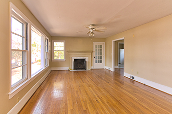 Living Room - hardwood floors